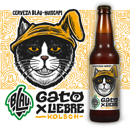 Cerveza Gatoxliebre - Kölsch - 4,5% - 330ml